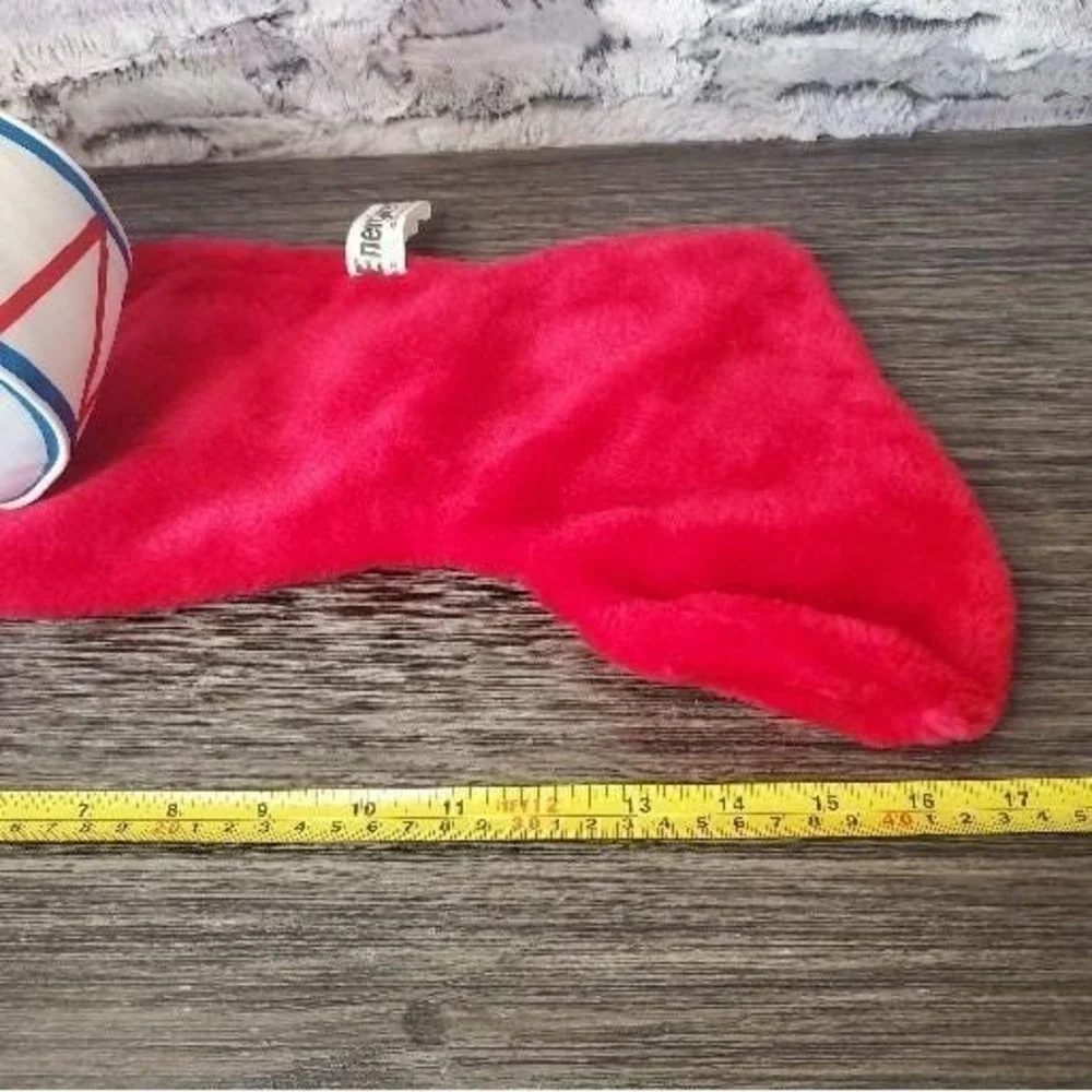 Vintage Energizer Bunny Advertising Plush 30'' Christmas Stocking 1993 Wire Ears
